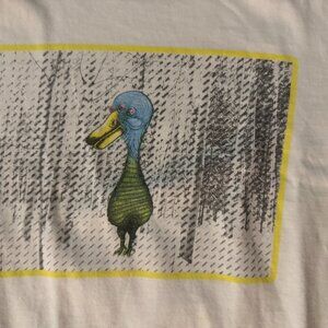 SAKE 100% COTTON MEN’S LARGE GRAPHIC Duck TEE Pre-owned